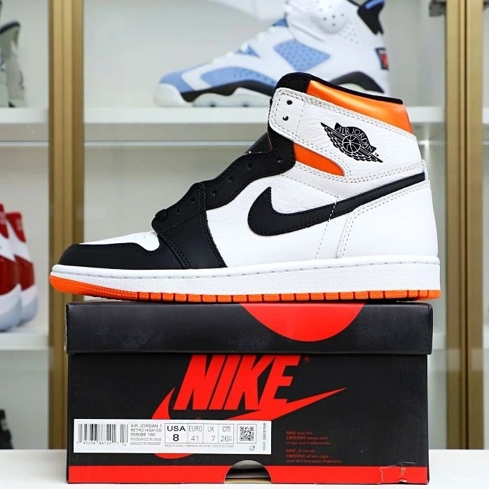 Electro Retro Air Jordan 1 Orange' High OG 0806